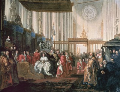 Couronnement de Karl XI (1655-97) - David Klöcker Ehrenstrahl